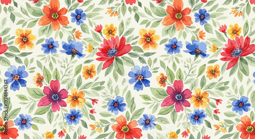 Pastel meadow blooms captured in artistic serenity