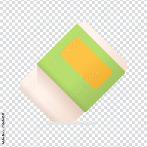 Eraser Stationery Tool Icon