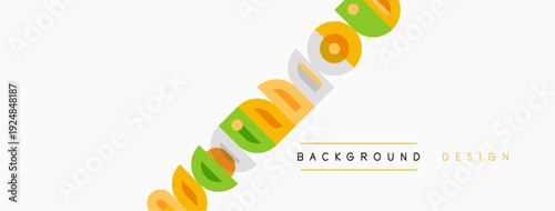 Colorful abstract design. Diagonal lines create playful pattern. Background features text background, design. Simple, modern aesthetic.