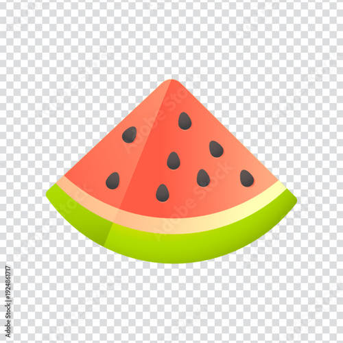 Watermelon Fruit Slice Summer Icon