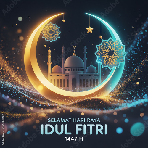 Greetings and enthusiasm to welcome Eid al-Fitr in 2026 or 1447 H