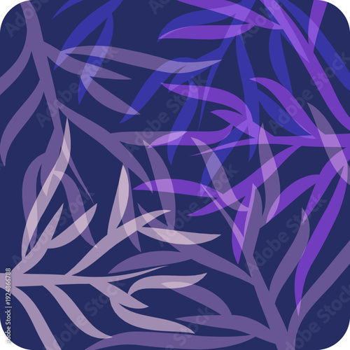 나뭇잎 문양 사각 배경 바탕