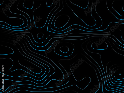 Topography background. Vector banner. Topography background. Vector geographic contour map. Background of the topographic map. Topographic map lines, contour background.	
