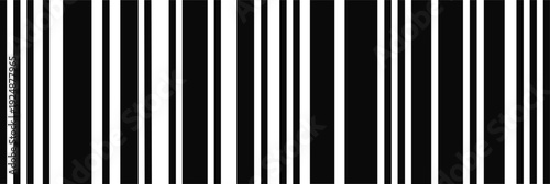 Barcode Icon Isolated on White Background, Universal Product Code Label for Retail Scanning, Inventory Management, Packaging Design and Digital Identification Systems