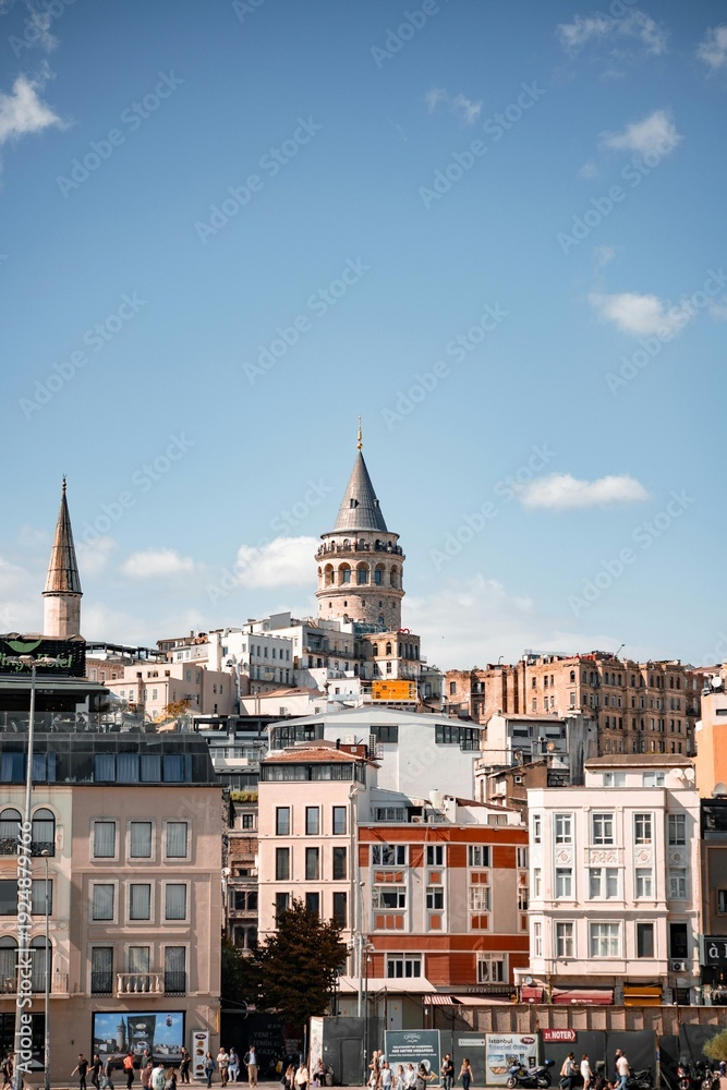 Fototapeta premium galata tower istanbul turkey