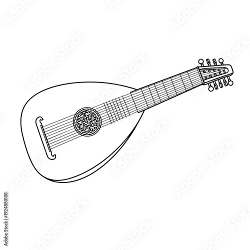 electric guitar vector illustration