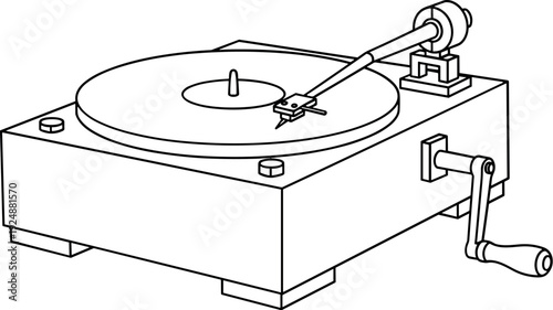 hand drawn vector illustration of an electric guitar