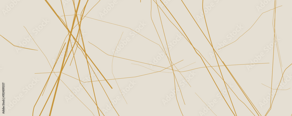 Obraz premium Gold Kintsugi crack pattern on whitish background