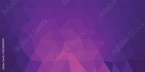 Luxury abstract purple polygon vector background. polygonal mosaic with purple gradient - Abstract geometric background.