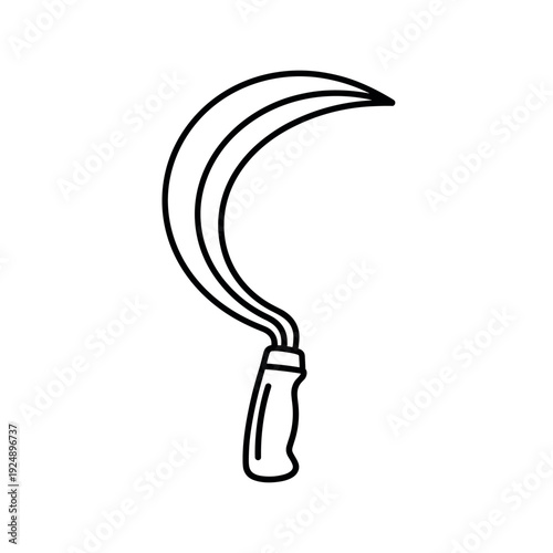 Minimalist floor mop vector icon, professional cleaning equipment line art, industrial microfiber dust mop illustration for janitorial services