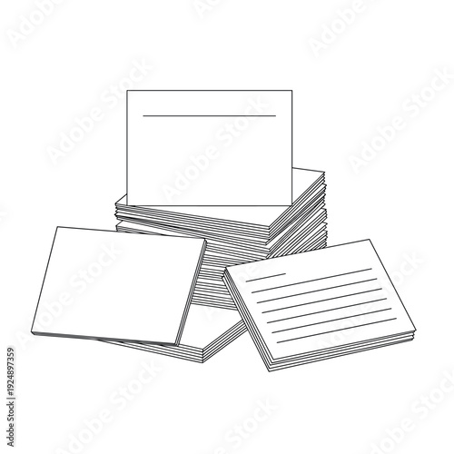 Blank photo frame and album on office desk with notebook laptop and documents vector illustration