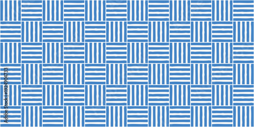 Blue ceramic tile pool pattern background. Classic seamless mosaic bg.