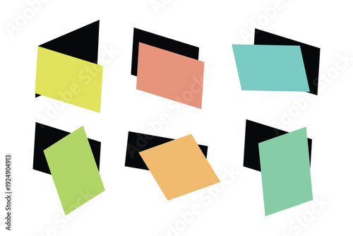  Doodle shape irregular square box dialogue freeform