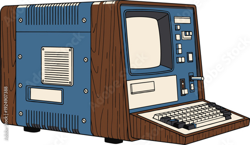 Vintage Computer Terminal