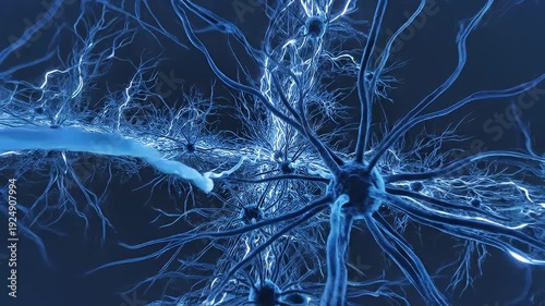 Neuron Cell Brain Activity Electricity.