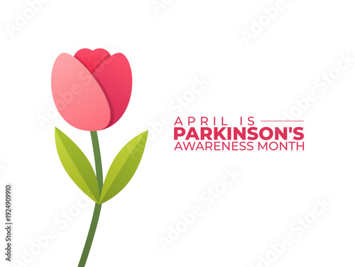 Vector graphic of Parkinson's Awareness Month for Parkinson's Awareness Month celebration.