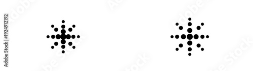 Radial Dot Patterns – Symmetrical Starburst Illusion Design