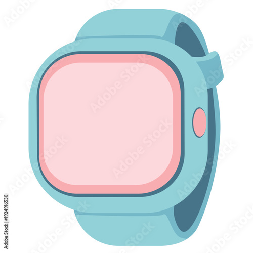 Stylish pink smartwatch with a minimalist design, symbolizing modern wearable technology, health tracking, fitness, and lifestyle monitoring for tech enthusiasts.