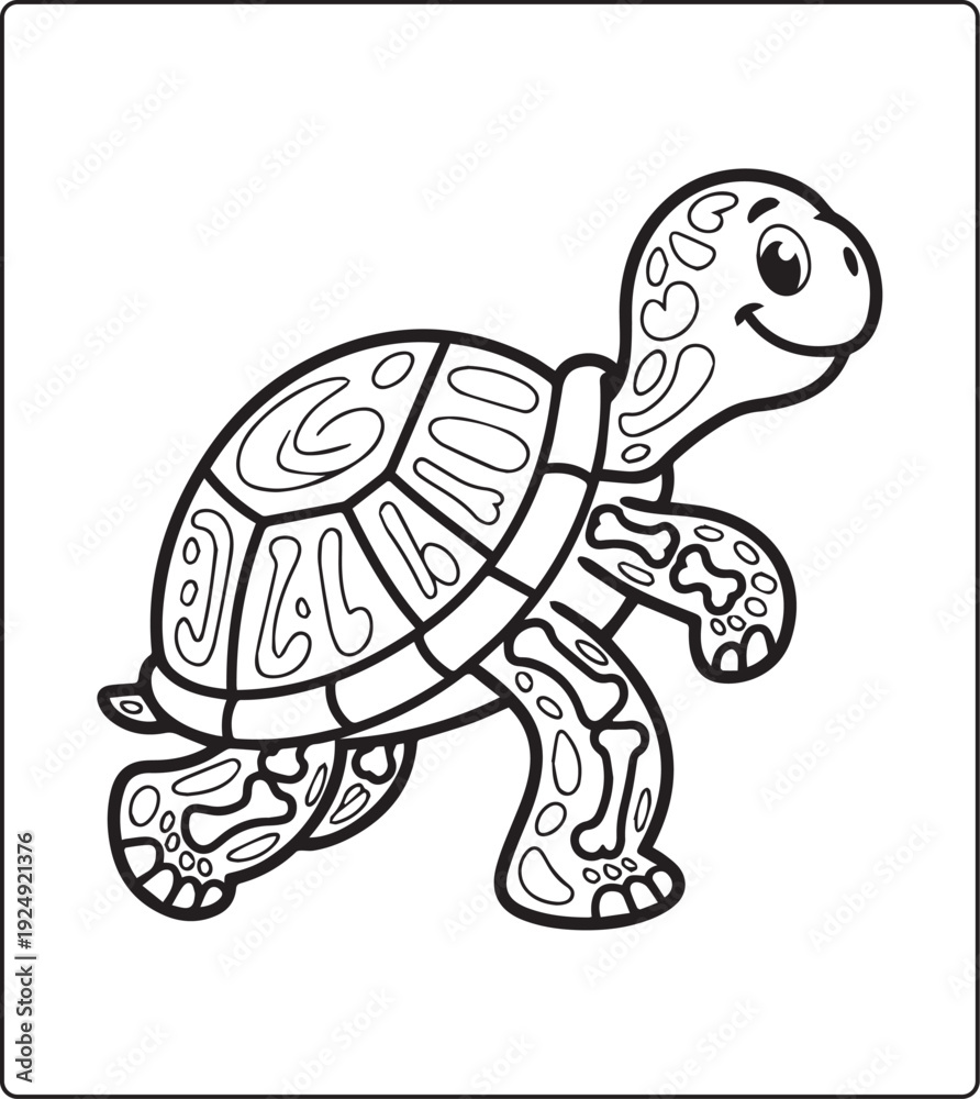 Fototapeta premium Cute animal with halloween costume black line art vector illustration coloring page or book design for kids fun activities
