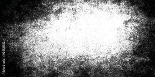 Grainy white texture overlay on dark background with scattered particles and speckles