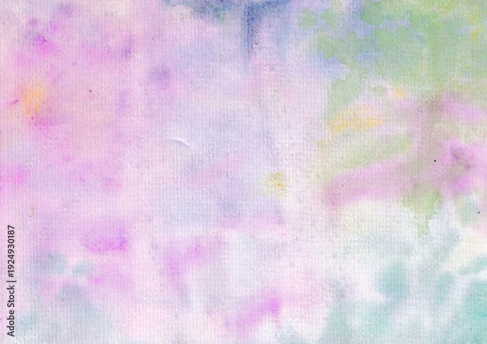 Fototapeta premium blurred watercolor painting of abstract background