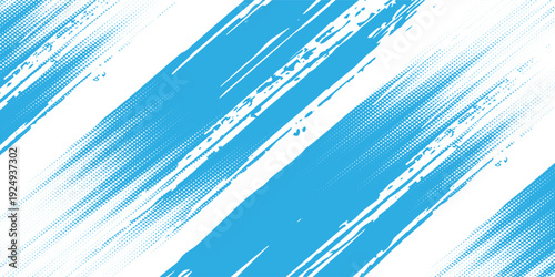 A pack of bent light blue ink vector lines. Long, rounded hand-drawn brush strokes, highlighted text, frames, and circles. Modern Asian calligraphy.