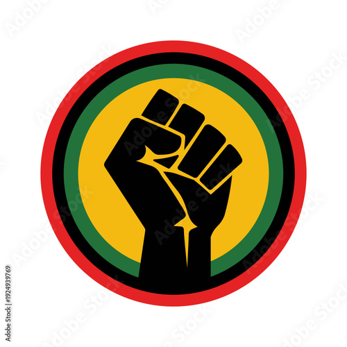 Raised Fist Black Power Symbol