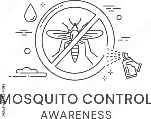 Illustrated guide to raising awareness about mosquito control and prevention methods