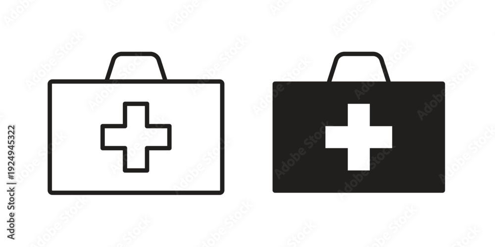 Obraz premium Doctor bag icon