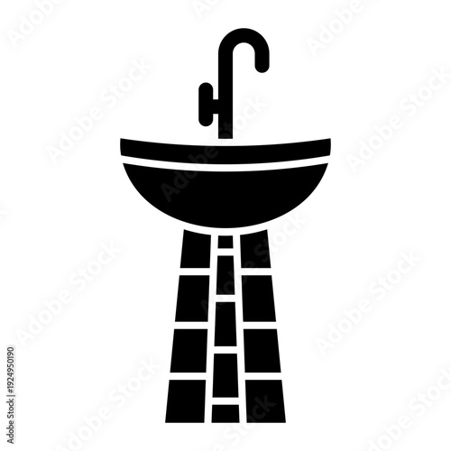 washbasin Solid icon