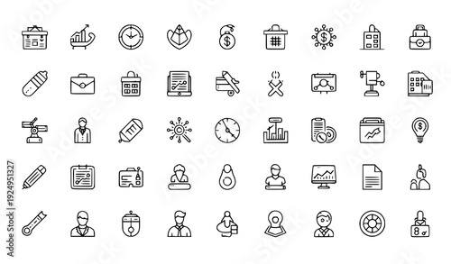 Love and Assistance Hands Outline Icons – Support Care Vector Illustration