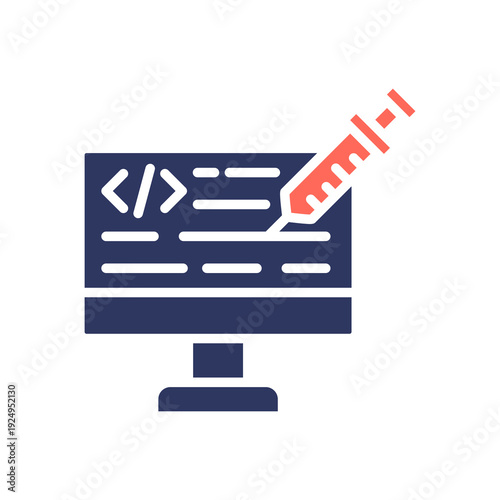 Code Injection glyph color icon