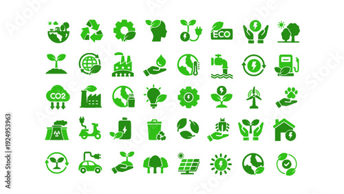 Perfect for environmental campaigns, sustainability reports, websites, mobile apps, and educational materials. Fully editable and scalable EPS vector.