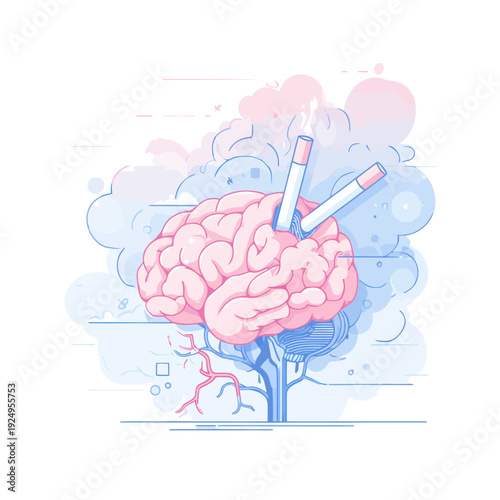 Brain Damaged by Smoking Cigarettes