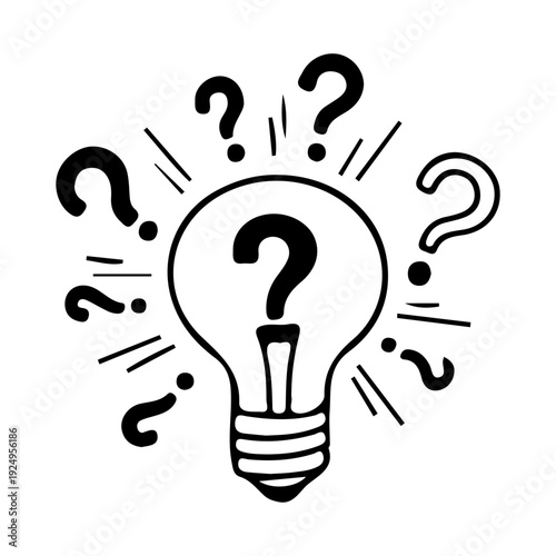 Question Mark Light Bulb Idea