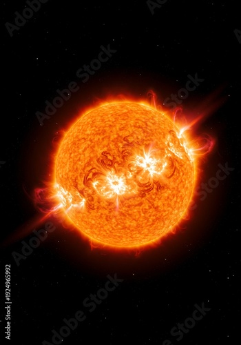 Solar Flare's Embrace