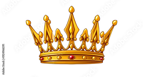 luxury, crown, royal, king, golden, gold, regal, royalty, monarchy, imperial, jewel, gemstone, diamond, ruby, sapphire, emerald, ornament, ornate, elegant, majestic, symbol, power, authority, prestige
