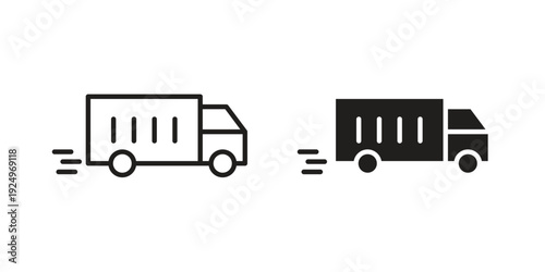 Moving truck icon