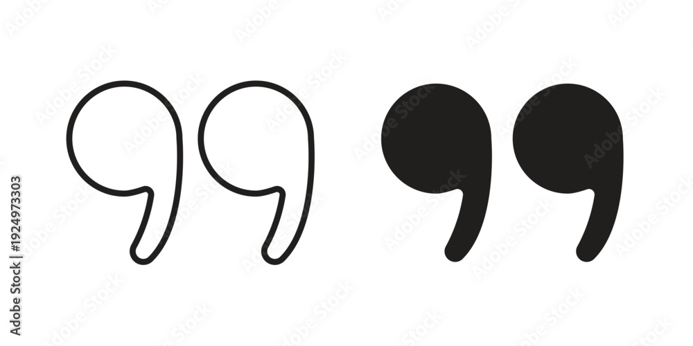 Fototapeta premium Quote right icon