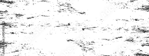 Black and White Grunge Distressed Texture Overlay Vector Background