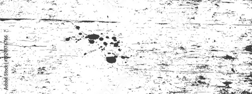 Distressed Black and White Grunge Background with Ink Splatters and Scratches