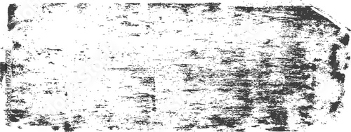Distressed Grunge Texture Overlay Black and White Vector Graphic Element