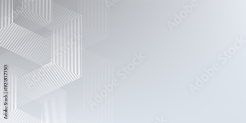 Latar belakang abstrak putih dengan tekstur heksagon bergelombang dinamis. Cocok untuk wallpaper sederhana.