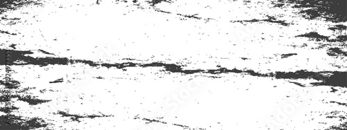 Black and White Distressed Grunge Texture Overlay with Rough Surface and Vintage Effect