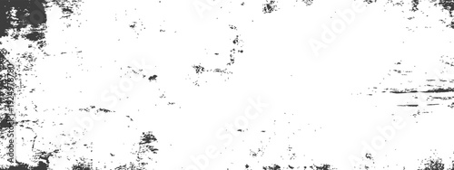 Distressed Grunge Overlay Texture Black and White Background Vector