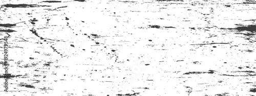 Distressed black and white grunge texture background with scratches and splatters for overlay effect