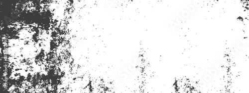 Abstract Black and White Grunge Distressed Texture Overlay Background