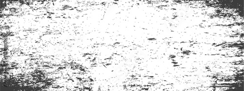 Distressed Grunge Overlay Texture Black and White Background Vector Abstract Grungy Scratch Effect Rough Surface