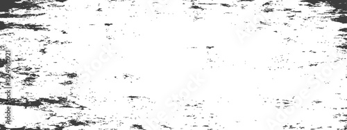 Distressed Grunge Texture Overlay Black and White Vector Background (4)