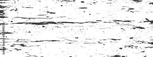 Distressed Grunge Texture Vector Background Black and White Scratched Overlay Effect